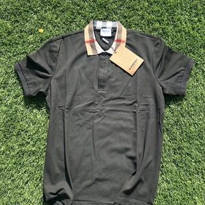 Black Burberry Polo | Never Worn | Size Large